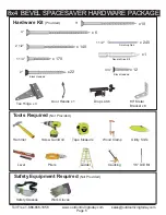 Preview for 5 page of OLT 8x4 SpaceSaver Garden Shed Bevel Model with Plywood... Assembly Manual