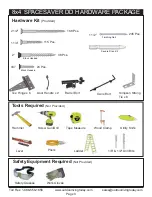 Предварительный просмотр 3 страницы OLT 8x4 SpaceSaver Garden Shed Assembly Manual