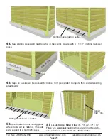 Предварительный просмотр 21 страницы OLT 8x4 SpaceSaver Garden Shed Assembly Manual