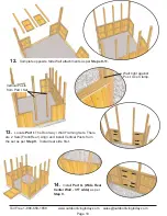 Предварительный просмотр 10 страницы OLT 8x8 Cedar Assembly Manual