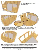 Предварительный просмотр 13 страницы OLT 8x8 Cedar Assembly Manual