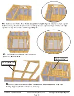 Preview for 23 page of OLT 8x8 Cedar Assembly Manual