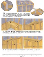 Предварительный просмотр 33 страницы OLT 8x8 Cedar Assembly Manual