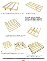 Preview for 4 page of OLT 8x8 Pine SpaceMaker Assembly Manual