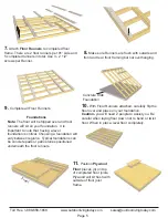 Предварительный просмотр 5 страницы OLT 8x8 Pine SpaceMaker Assembly Manual