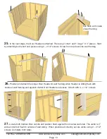 Предварительный просмотр 10 страницы OLT 8x8 Pine SpaceMaker Assembly Manual