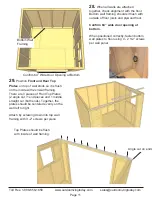 Preview for 11 page of OLT 8x8 Pine SpaceMaker Assembly Manual