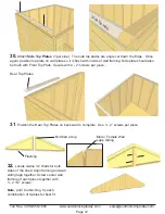 Предварительный просмотр 12 страницы OLT 8x8 Pine SpaceMaker Assembly Manual