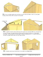 Предварительный просмотр 13 страницы OLT 8x8 Pine SpaceMaker Assembly Manual