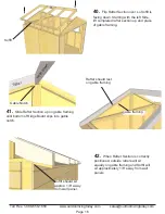 Предварительный просмотр 16 страницы OLT 8x8 Pine SpaceMaker Assembly Manual