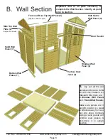 Preview for 8 page of OLT 9x6 Cabana Bevel Assembly Manual