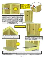 Preview for 10 page of OLT 9x6 Cabana Bevel Assembly Manual