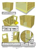 Preview for 11 page of OLT 9x6 Cabana Bevel Assembly Manual