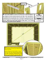 Preview for 12 page of OLT 9x6 Cabana Bevel Assembly Manual