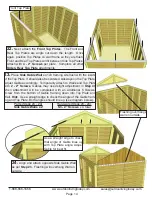 Preview for 14 page of OLT 9x6 Cabana Bevel Assembly Manual