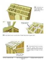 Preview for 20 page of OLT 9x6 Cabana Bevel Assembly Manual