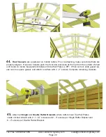 Preview for 22 page of OLT 9x6 Cabana Bevel Assembly Manual