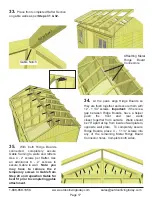 Предварительный просмотр 17 страницы OLT 9x6 Cabana-Bevel Assembly Manual