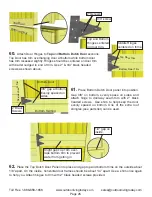 Preview for 26 page of OLT 9x6 Cabana-Bevel Assembly Manual