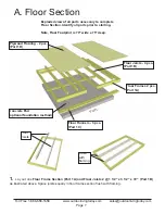 Предварительный просмотр 7 страницы OLT Architectural Knotty with Cedar Roof Assembly Manual