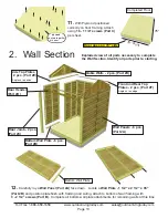 Предварительный просмотр 10 страницы OLT Architectural Knotty with Cedar Roof Assembly Manual