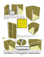 Предварительный просмотр 14 страницы OLT Architectural Knotty with Cedar Roof Assembly Manual