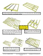 Preview for 8 page of OLT Cabana Shed CB128-FJ-METAL Assembly Manual