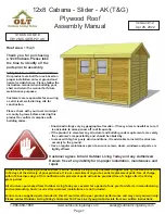 Preview for 1 page of OLT CB128-SLIDER-PLY-AK Assembly Manual