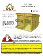 Preview for 1 page of OLT Dog House Assembly Manual