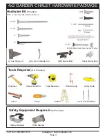 Preview for 3 page of OLT Garden Chalet 4x2 Assembly Manual