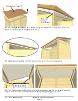 Preview for 9 page of OLT Garden Chalet 4x2 Assembly Manual