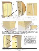 Preview for 13 page of OLT Garden Chalet 4x2 Assembly Manual