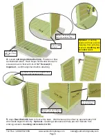 Preview for 5 page of OLT Garden Chalet Assembly Manual