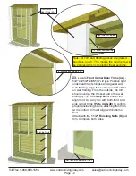 Preview for 12 page of OLT Garden Chalet Assembly Manual