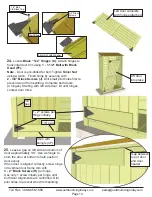 Preview for 13 page of OLT Garden Chalet Assembly Manual