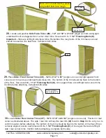 Preview for 15 page of OLT Garden Chalet Assembly Manual