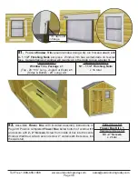 Preview for 38 page of OLT Gardener's Shed GAR88-FJ-METAL Assembly Manual