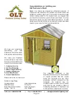 Preview for 40 page of OLT Gardener's Shed GAR88-FJ-METAL Assembly Manual