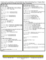 Preview for 4 page of OLT GardenSaver GS84-SLIDER-PLY-AK Assembly Manual