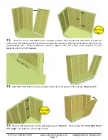 Preview for 11 page of OLT GardenSaver GS84-SLIDER-PLY-AK Assembly Manual