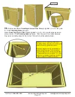 Preview for 16 page of OLT GardenSaver GS84-SLIDER-PLY-AK Assembly Manual