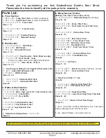 Preview for 4 page of OLT GardenSaver GS84D-Plywood Assembly Manual