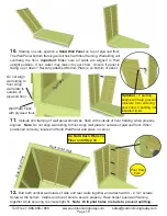 Preview for 10 page of OLT GardenSaver GS84D-Plywood Assembly Manual