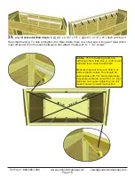 Preview for 16 page of OLT GardenSaver GS84D-Plywood Assembly Manual