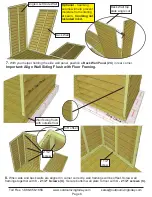 Предварительный просмотр 6 страницы OLT Grand Garden Chalet 6X3-BEVEL Assembly Manual