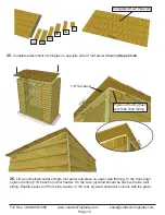 Предварительный просмотр 12 страницы OLT Grand Garden Chalet 6X3-BEVEL Assembly Manual