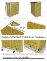 Предварительный просмотр 18 страницы OLT Grand Garden Chalet 6X3-BEVEL Assembly Manual