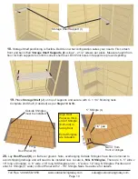 Preview for 10 page of OLT Grand Garden Chalet 6X3 Assembly Manual