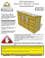 Preview for 1 page of OLT GS124-SLIDER-METAL-AK Assembly Manual