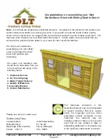 Preview for 40 page of OLT GS124-SLIDER-PLY-FJ Assembly Manual